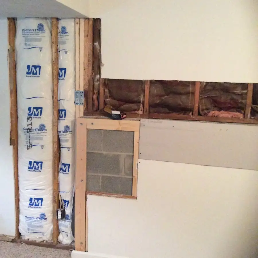 Wall insulation replacement during Odor Removal & Deodorization in Eliot